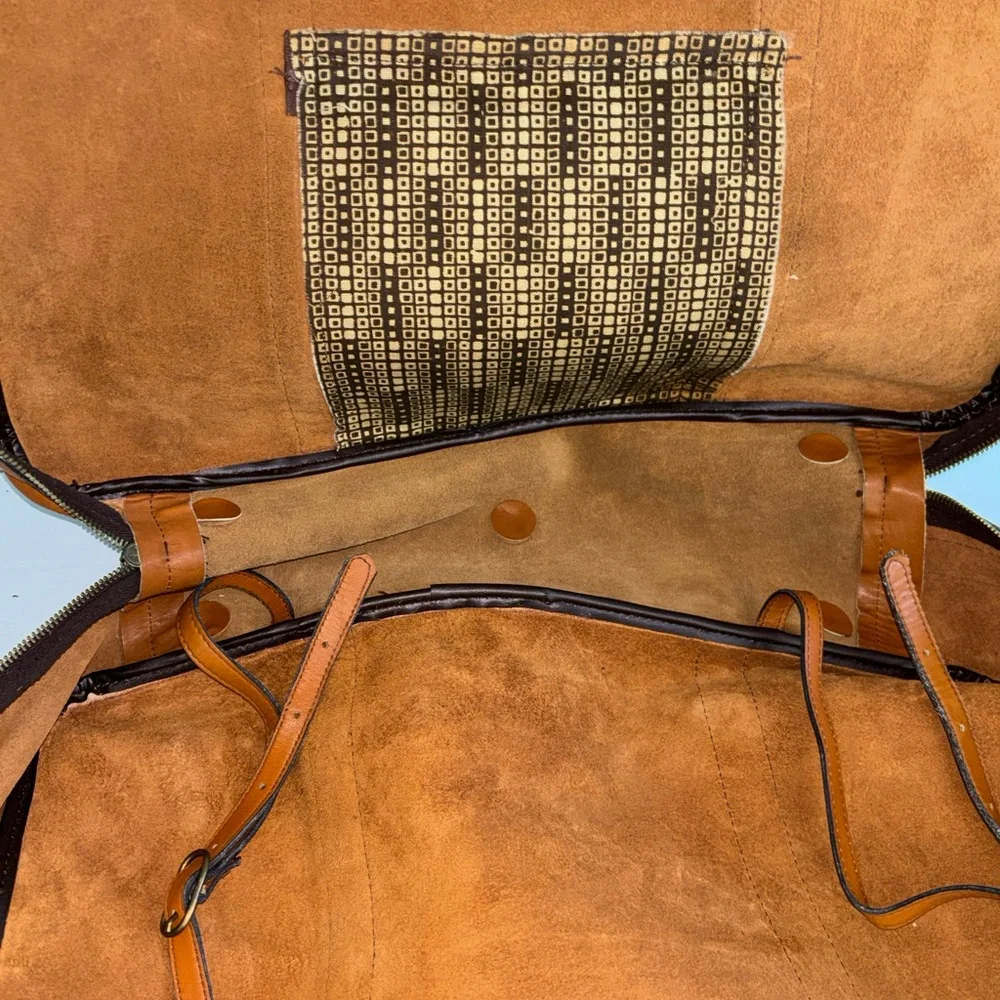 Vintage Condor USA Classic Brown Leather Men's Travel Bag